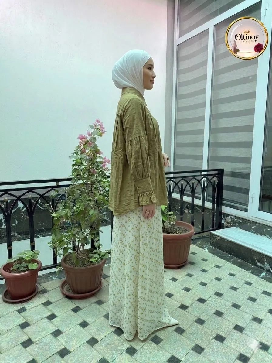 Zaytun rangli dvoyka — zaytun — Oltinoy Collection optom